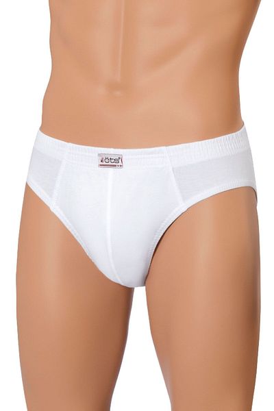 Öts Men's White 3-Piece Jersey Briefs