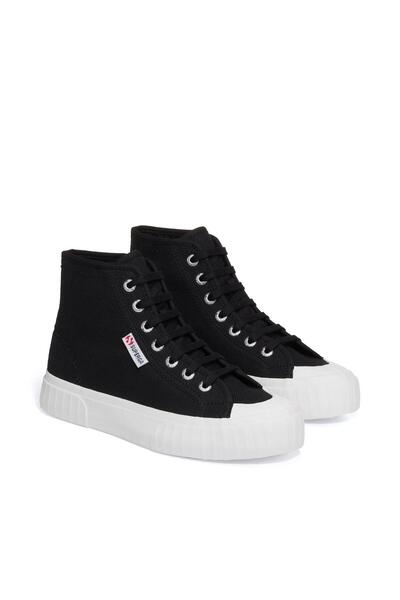 Superga 2696 Stripe Kadın Siyah Bilekli Sneaker