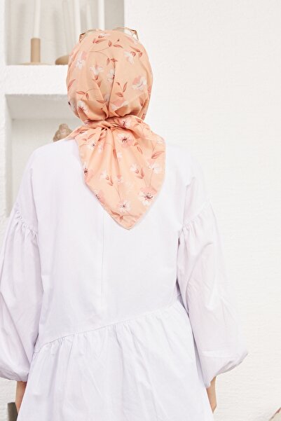 İpekhan Дейзі Помаранчевий Бавовняний Віскозний Шарф