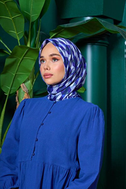 İpekhan Колекція Marrakech М'який шарф кобальтово-синій 1205-13