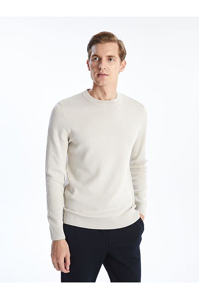 LC Waikiki Pulover tricotat pentru bărbați LCW Crew Neck