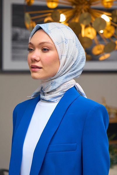 İpekhan Harmony Collection Soft Scarf Baby Blue 1176-13