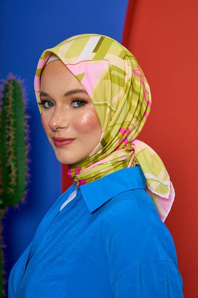 İpekhan Marrakech Συλλεκτικό Μαλακό Κασκόλ Cherry Pink Len 1208-04