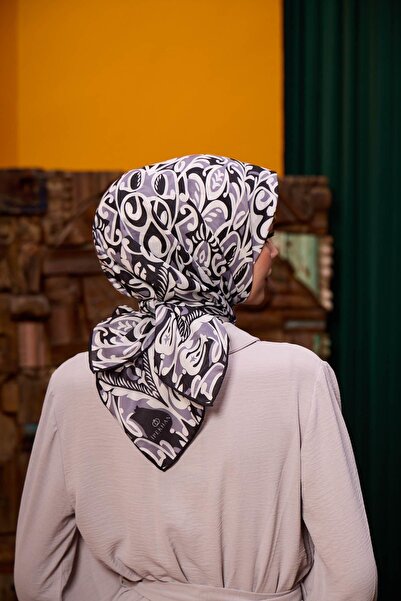 İpekhan Колекція Marrakech М'який шарф Чорний Сірий 1195-10