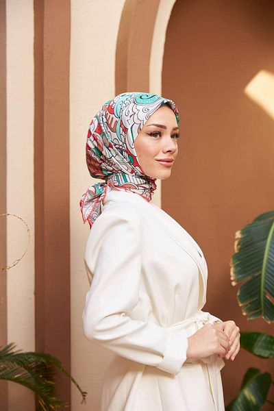 İpekhan Colorday Melodi Μαλακό Κασκόλ Πράσινο 1153-06