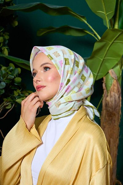 İpekhan Μαλακό κασκόλ Marrakech Collection Σκούρο Χρυσό Ροζ 1204-05