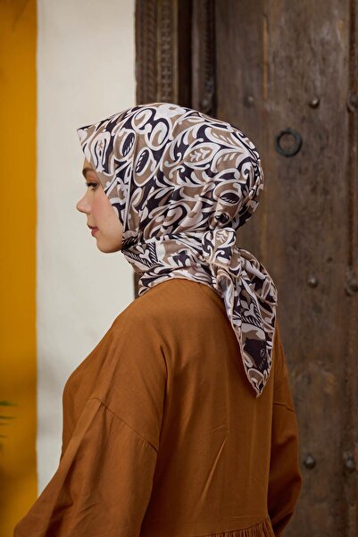 İpekhan Мек шал Marrakech Collection Milk Coffee Bitter Coffee 1195-15