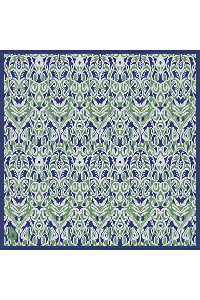 İpekhan Marrakech Συλλεκτικό Μαλακό Κασκόλ Μωβ Πράσινο 1195-07