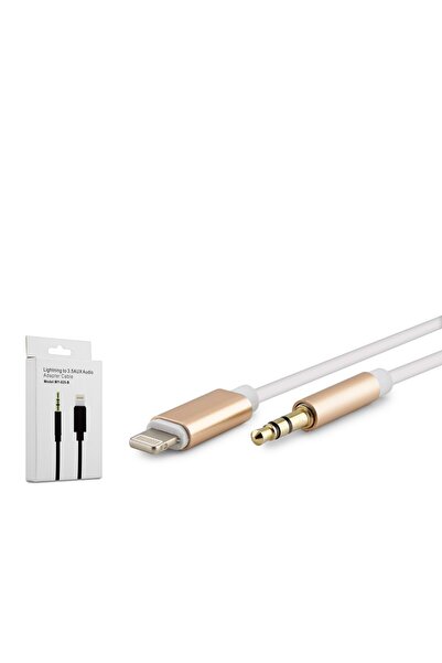 HADRON Hdx1008 Lıghtnıng To Aux Kablo 1m Beyaz