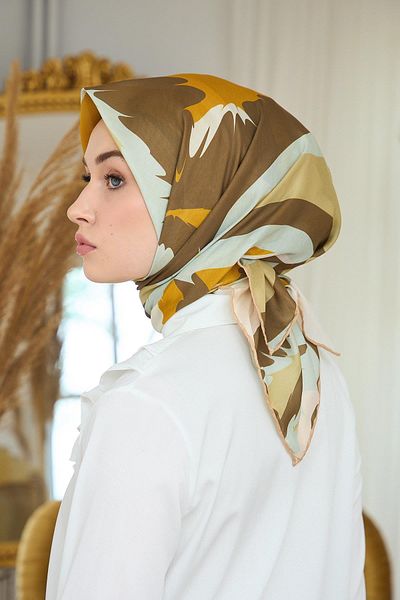 İpekhan Μαλακό κασκόλ Tan Brown Summer Sparkle Collection - 1189-01