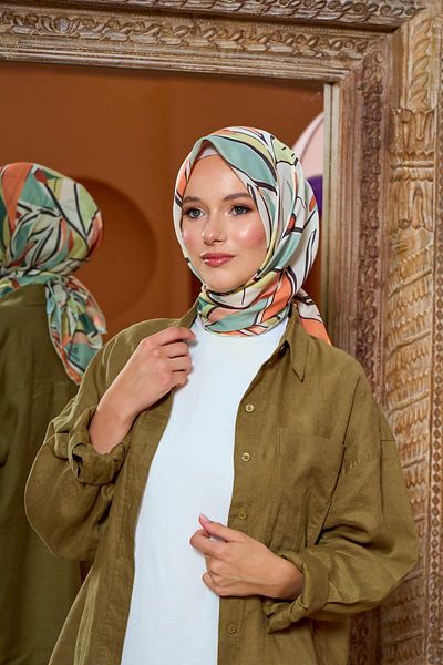 İpekhan Μαλακό κασκόλ Marrakech Collection - Σιταρένιο Χακί 1199-11
