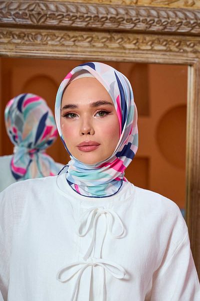 İpekhan Μαλακό κασκόλ Marrakech Collection Ροζ Μωβ 1201-13