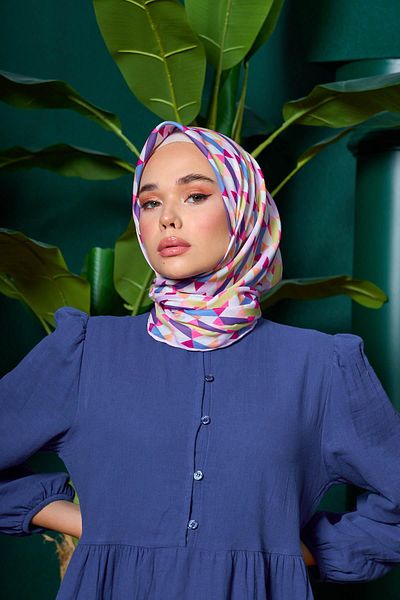 İpekhan Μαλακό κασκόλ Marrakech Collection Purple Orchid 1205-11