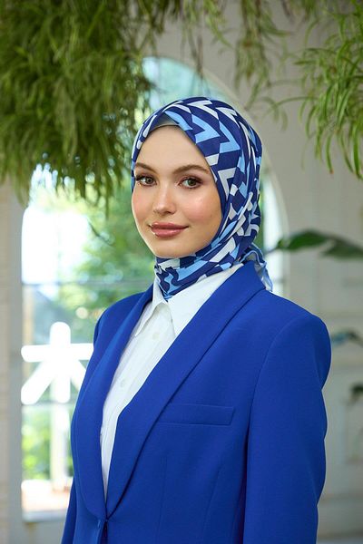 İpekhan Συλλογή Summer Sparkle Μαλακό κασκόλ Navy Blue Indigo 1187-02