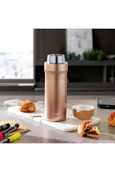 Schafer Iron Man Thermos 320 Ml-Rosegold