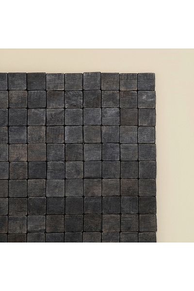 Chakra Costa Wooden Mat 60x100 Cm Black