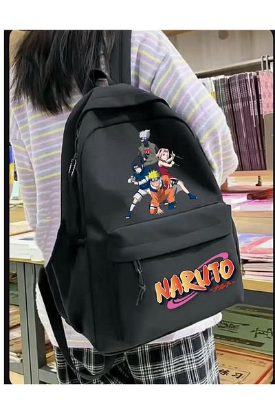Denik Detaliu imprimare anime Laptop negru Curs școlar Camping Călătorie Călătorie Rucsac pentru utilizare zilnică