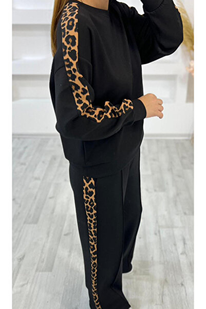 fiolin Σετ φόρμας Modal Fabric Leopard Stripe στο πλάι