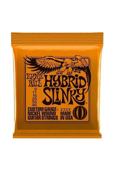Ernie Ball P02222 Hybrid Slinky Electric Guitar String - 09-46