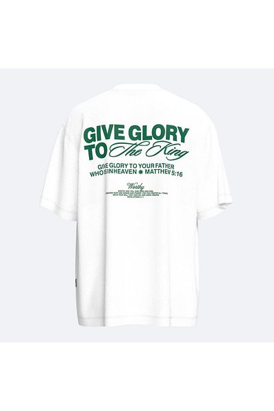 Shout Υπερμεγέθη μπλουζάκι Shout King Jesus Oldschool Unisex