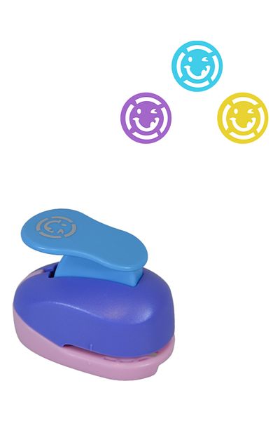 kamei 1.3cm Km8805 - Shaped and Sweet Hole Punch Sweet Smiley Face