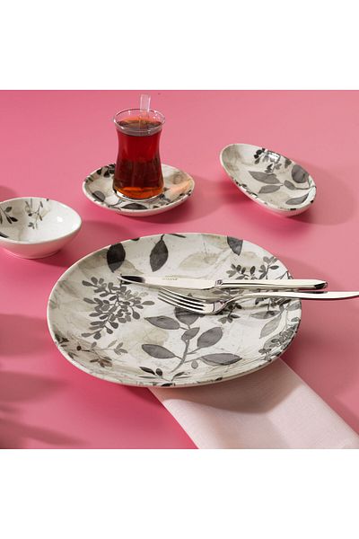 Schafer Felis Breakfast Set-32 Pieces-grey