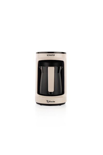 Schafer Kahvecim Automatic Turkish Coffee Machine-cream