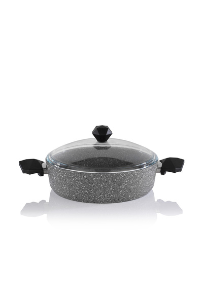 Schafer Cory Fireproof Non-Stick Flat Pot 26cm-grey