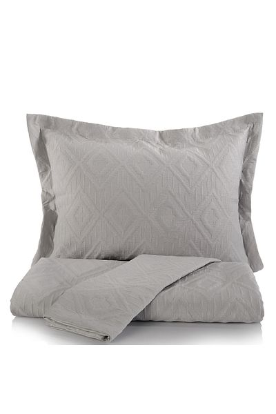 Schafer Glamour 3-Piece Bedspread Set - Gray