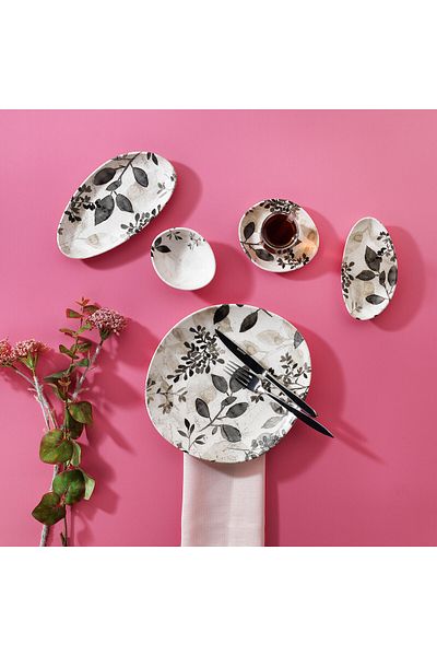Schafer Felis Breakfast Set-32 Pieces-grey