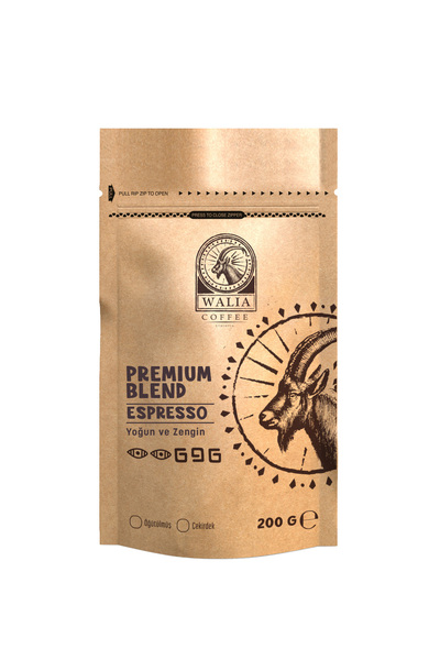 WALIA COFFEE ETHIOPIA خلاط اسبريسو بريميوم 200 غ