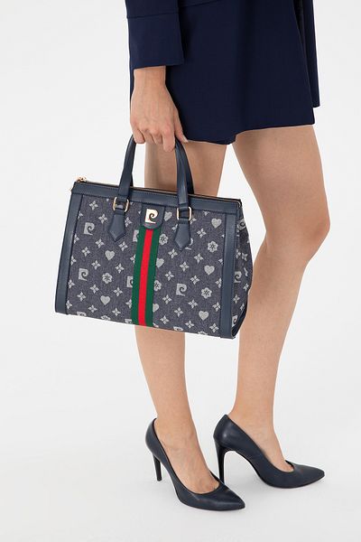 Pierre Cardin Geantă de umăr pentru femei Denim Navy 05PO24K1980