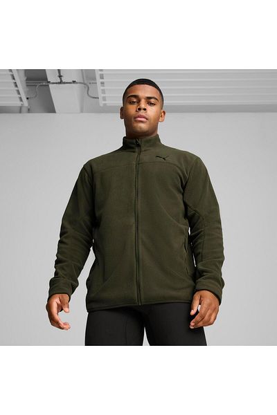 Puma Polar Fleece Winter Tech Jacket - M Dark O