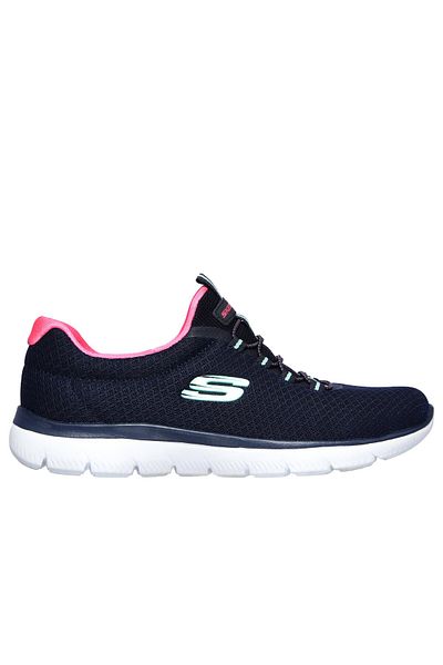 SKECHERS Women's Navy Blue Summits Shoes 12980-Nvhp
