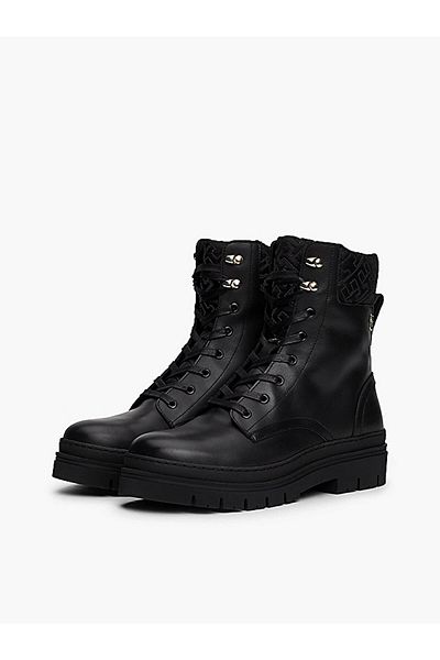 Tommy Hilfiger Cleated Lace-Up Lthr Mix Mono Tl