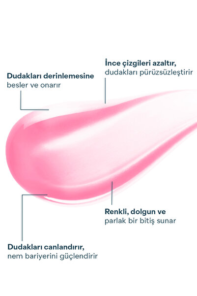 Propia Tripeptit Içeren Nemlendirici Besleyici Ve Dolgunlaştırıcı Çilekli Pembe Renkli Dudak Balmı 15 ml