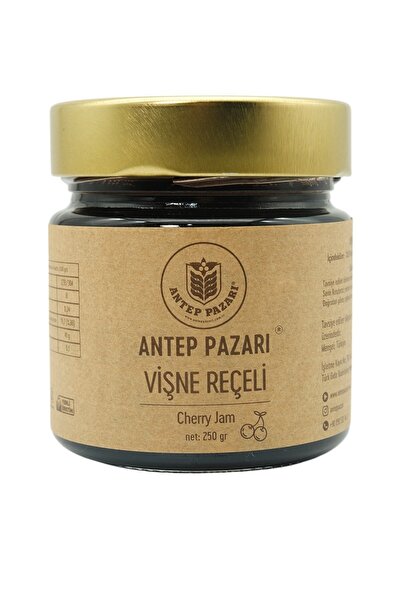 Antep Pazarı Vişne Reçeli - Ev Yapımı - 250 GR