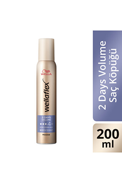 Wella Wellaflex 2 Days Volume 2 Gün Boyunca Hacim Veren Saç Köpüğü Extra Strong Hold 200 ml