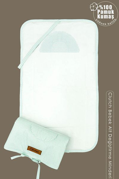 mordesign Baby Bag Changing Mat, Changing Pad, Portable Care Cover, Care Series, Mint