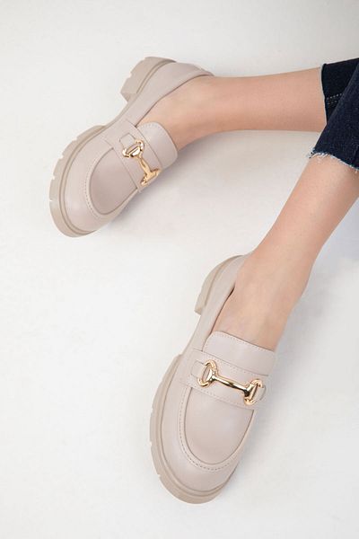 SOHO Beżowe buty damskie casualowe 19654