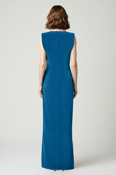Trendyol Collection Petrol Accessory Detailed Woven Long Stylish Evening Dress Night Graduation Dress Tprss25Ae00018