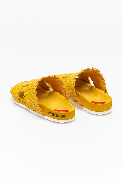 Love Moschino SABOTD.BIRKI30 - INTRECCIO GIALLO/NE Modell Sneaker