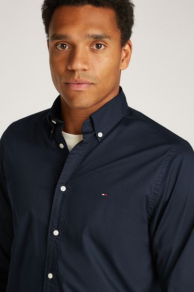 Tommy Hilfiger Mercerizovaná keprová košile Rf