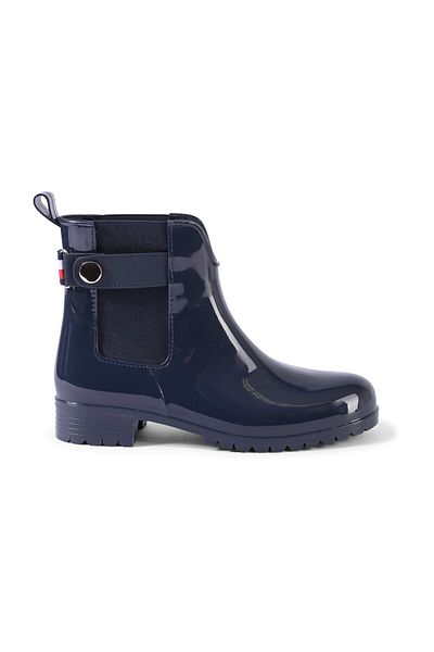 Tommy Hilfiger PVC kék női csizma Fw0fw06777dw5