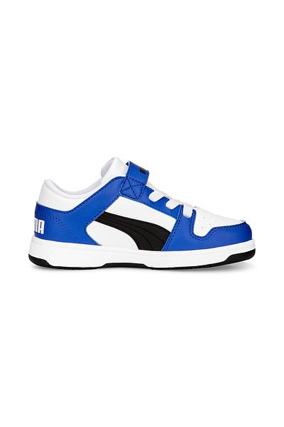 Puma Granatowy 370492 -19 Pm Rebound Layup Lo Sl V Ps & Ccedil; Trampki dziecięce