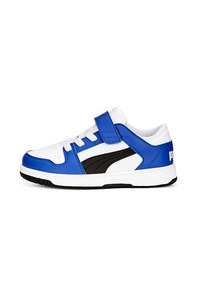 Puma Granatowy 370492 -19 Pm Rebound Layup Lo Sl V Ps & Ccedil; Trampki dziecięce
