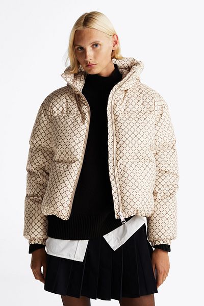 Tommy Hilfiger NEW YORK DOWN AOP JKT WITH HOOD