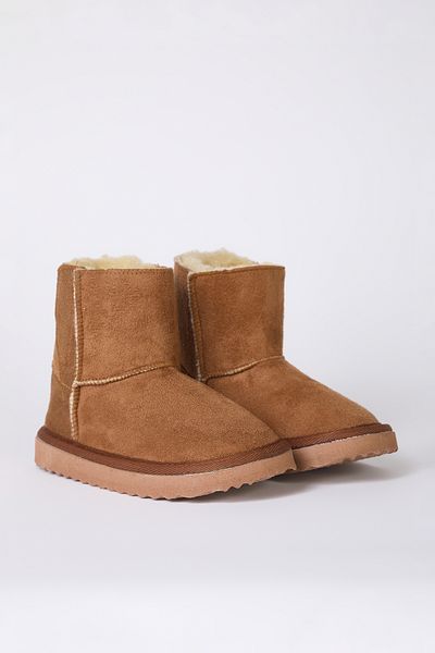 TRENDYOL SHOES Tan Color Flat Flatform Holínky pro dívky - Takaw25Bo00066