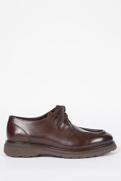 Galliano Shoes Santorini Genuine Leather Brown Antique Eva Jurdan Sole Classic Shoes