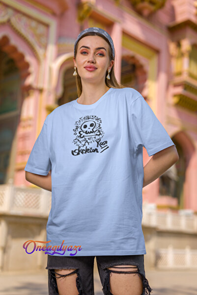 oneagılyazı Μπλουζάκι με στάμπα Skull Oversize